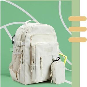 Unisex Large Capacity Travel Backpack Multi-compartment Water resistant NWT